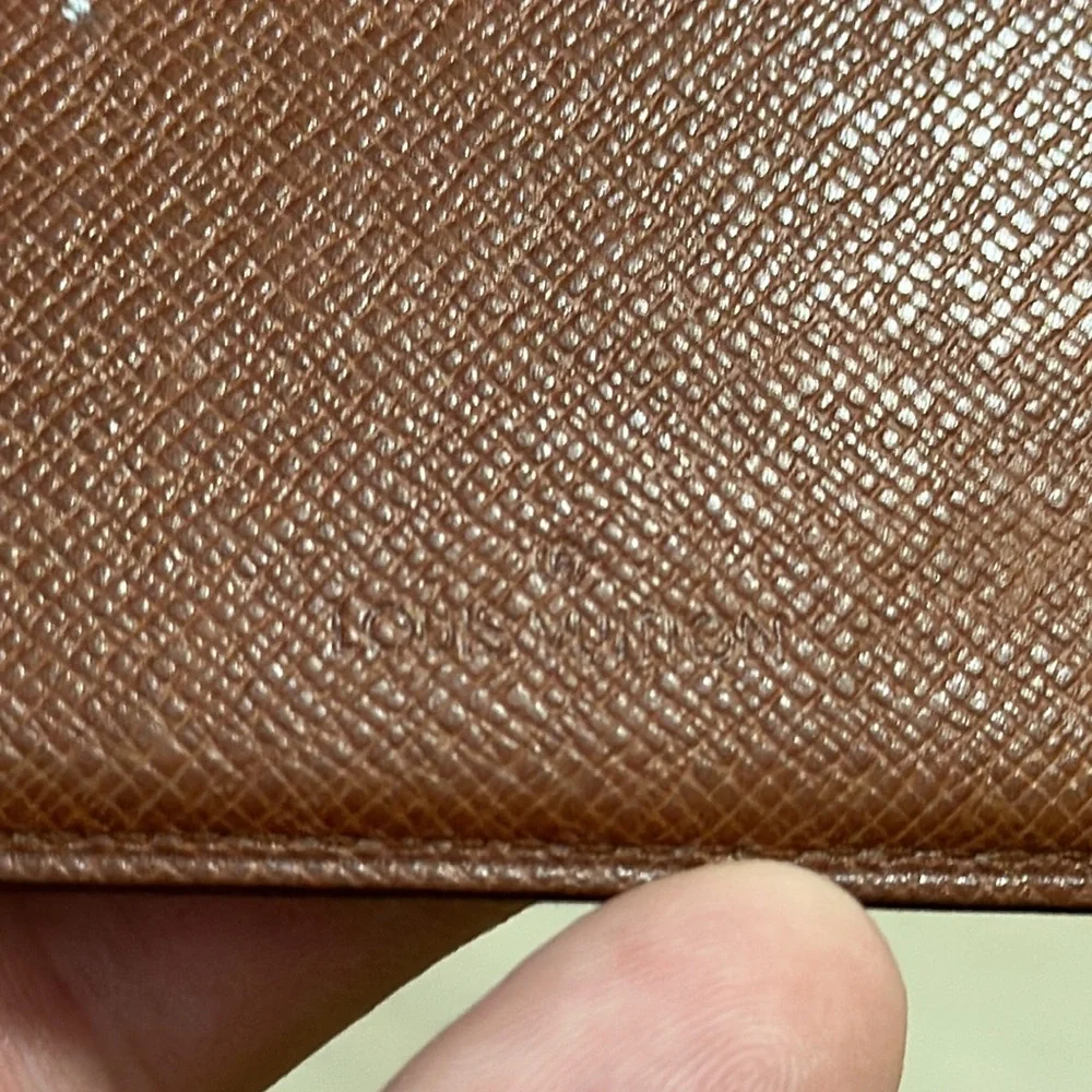 Louis Vuitton monogram 10 credit card slot wallet billfold Porte bills